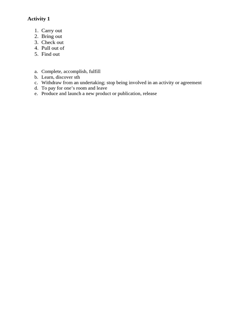 Activity 1 | PDF