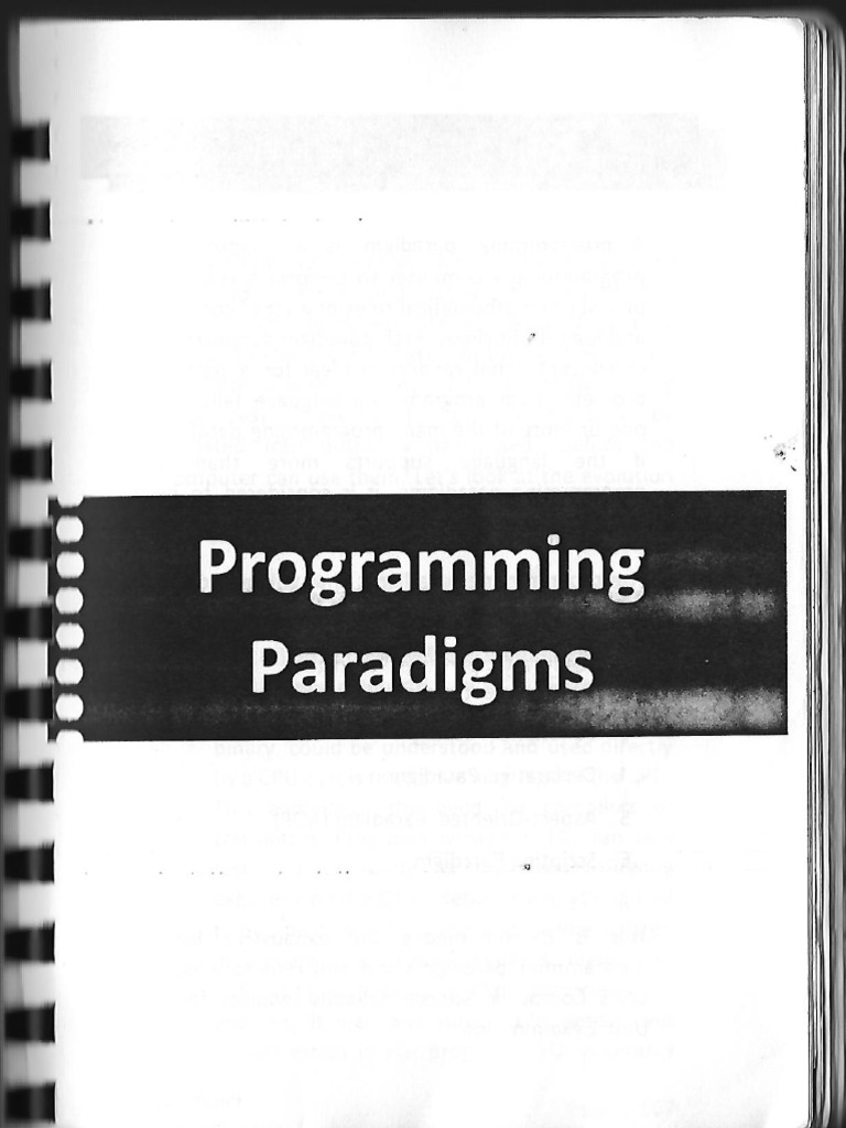 Programming Paradigms and Languages | PDF