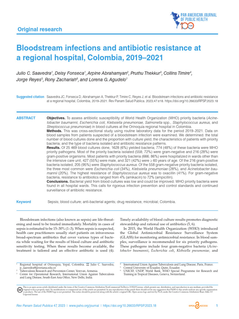 Antibiotic Resistance in Gram-Negative Bacteria | PDF | Antimicrobial ...