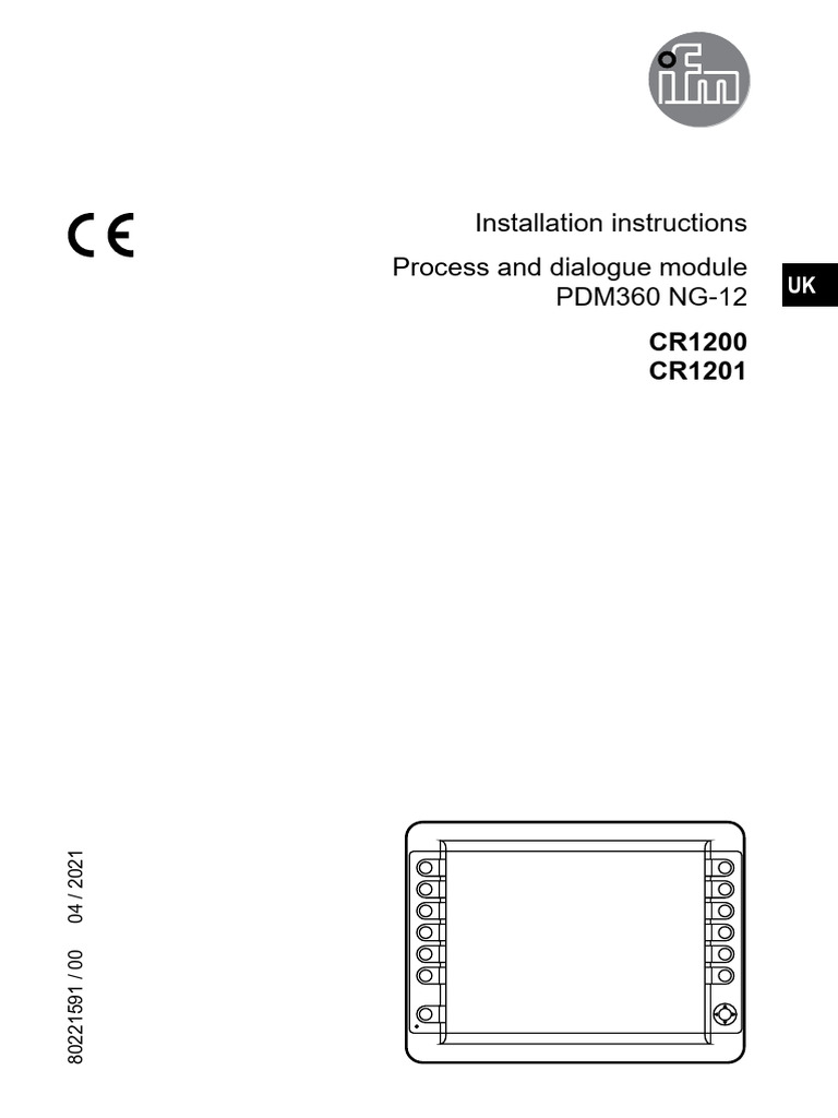 CR1201 Installation Instructions | PDF