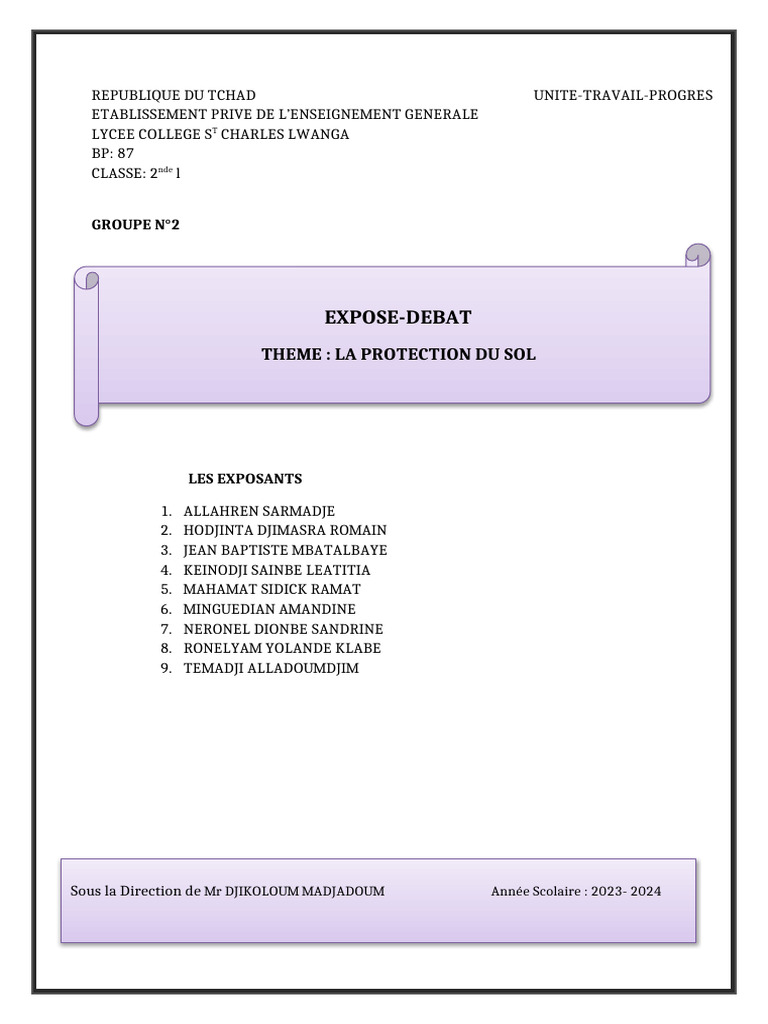 Techniques de protection des sols | PDF | Sol (pédologie) | Matière ...