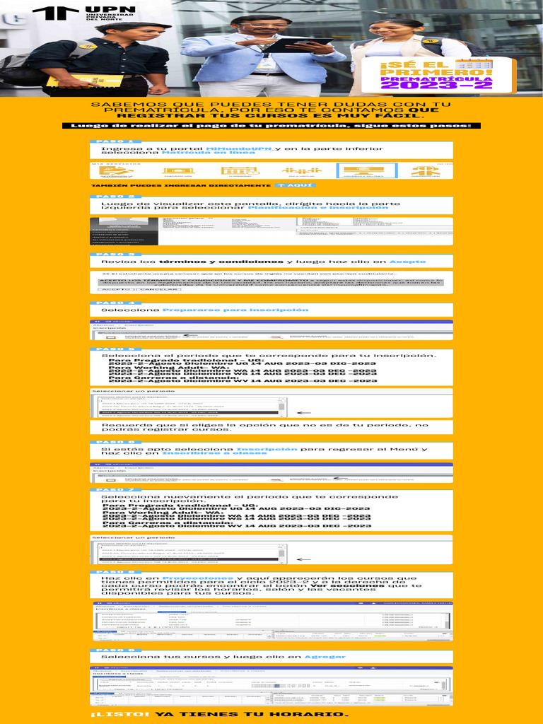 Upn Tutorial Prematricula 21 07 2023 - 230721 - 160519 | PDF