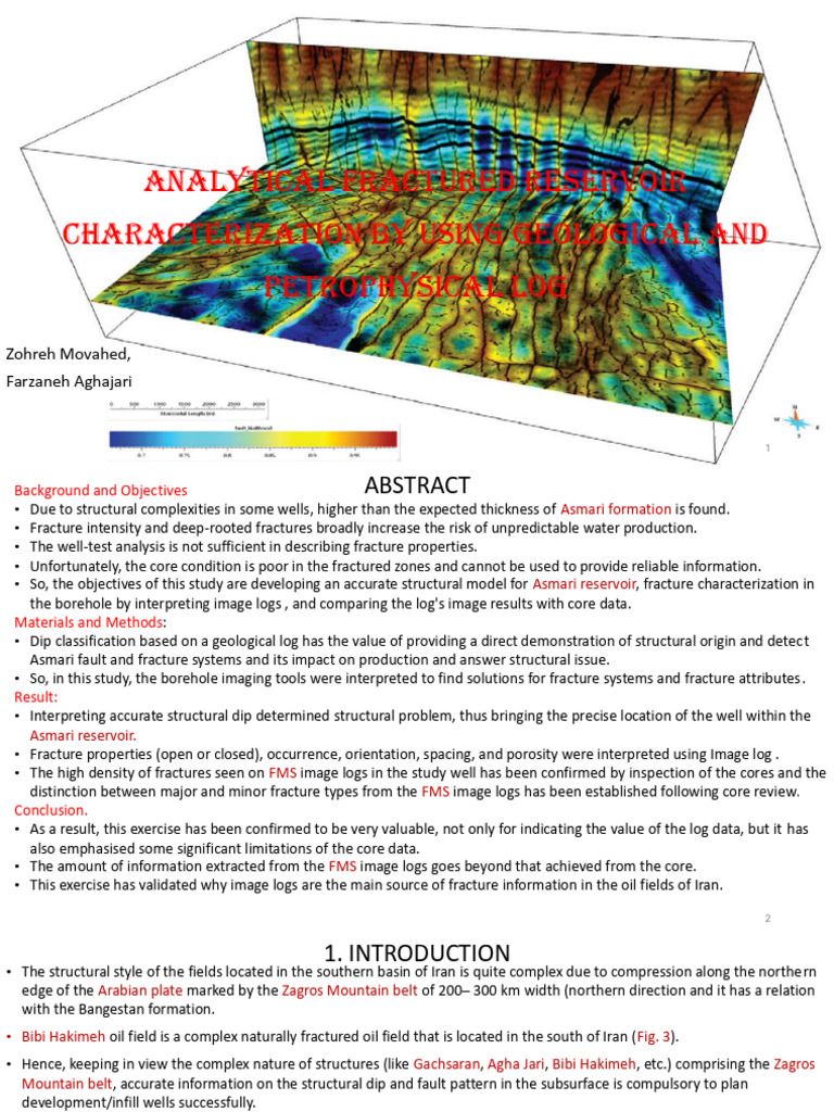 Fracture Characterization in Asmari Reservoir | PDF | Petroleum ...
