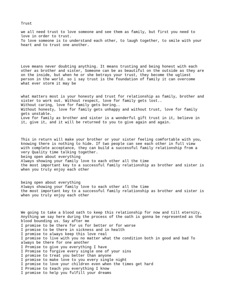 Trust 1 - 1 | PDF | Love | Religious Belief And Doctrine