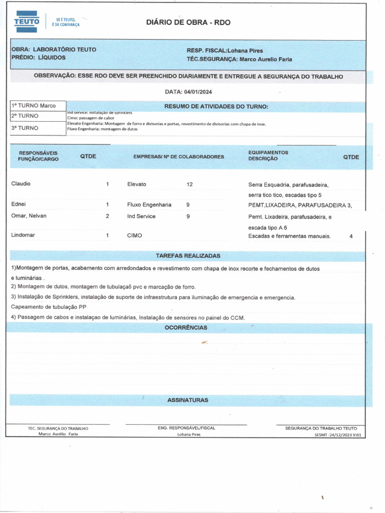 Rdo 4 A 10 de Janeiro | PDF