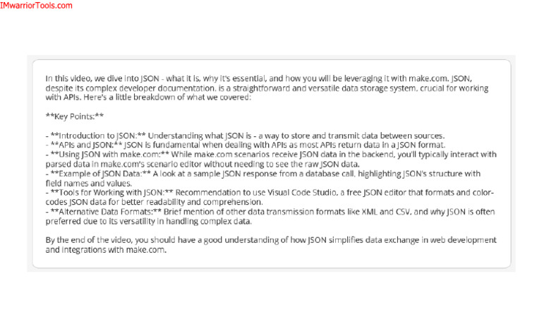 Understanding JSON for API Integration | PDF