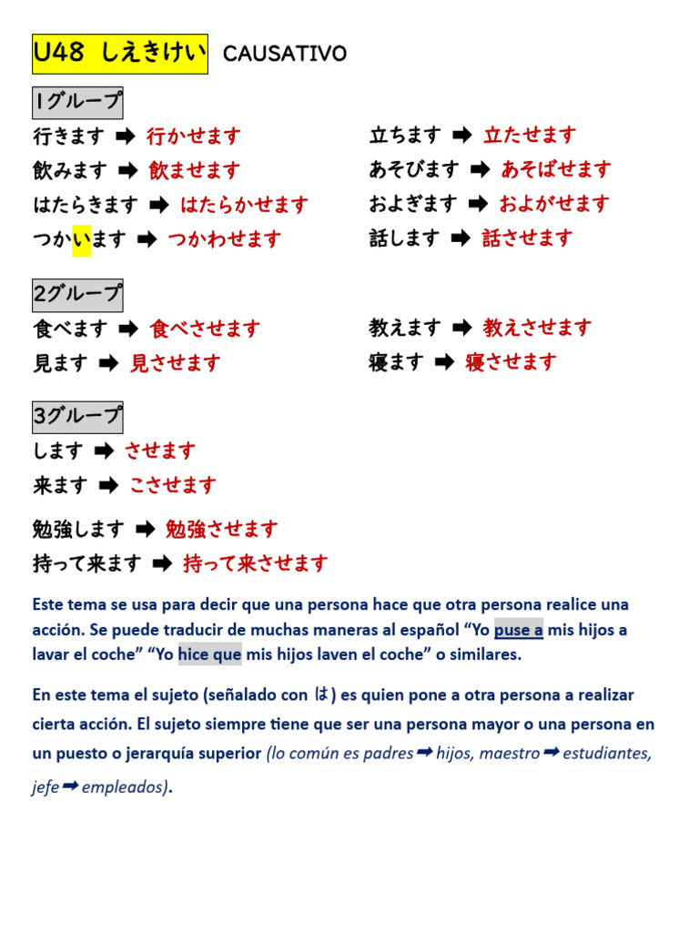Explicaciones Shieki U48 | PDF
