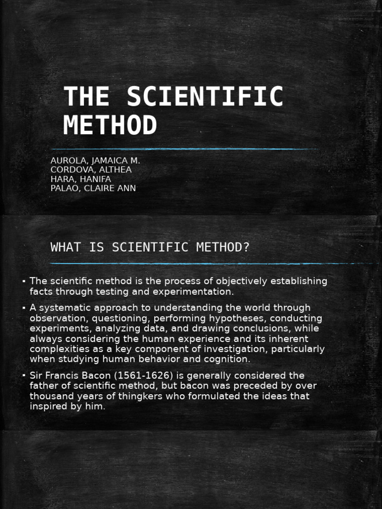 The Scientific Method | PDF | Experiment | Scientific Method