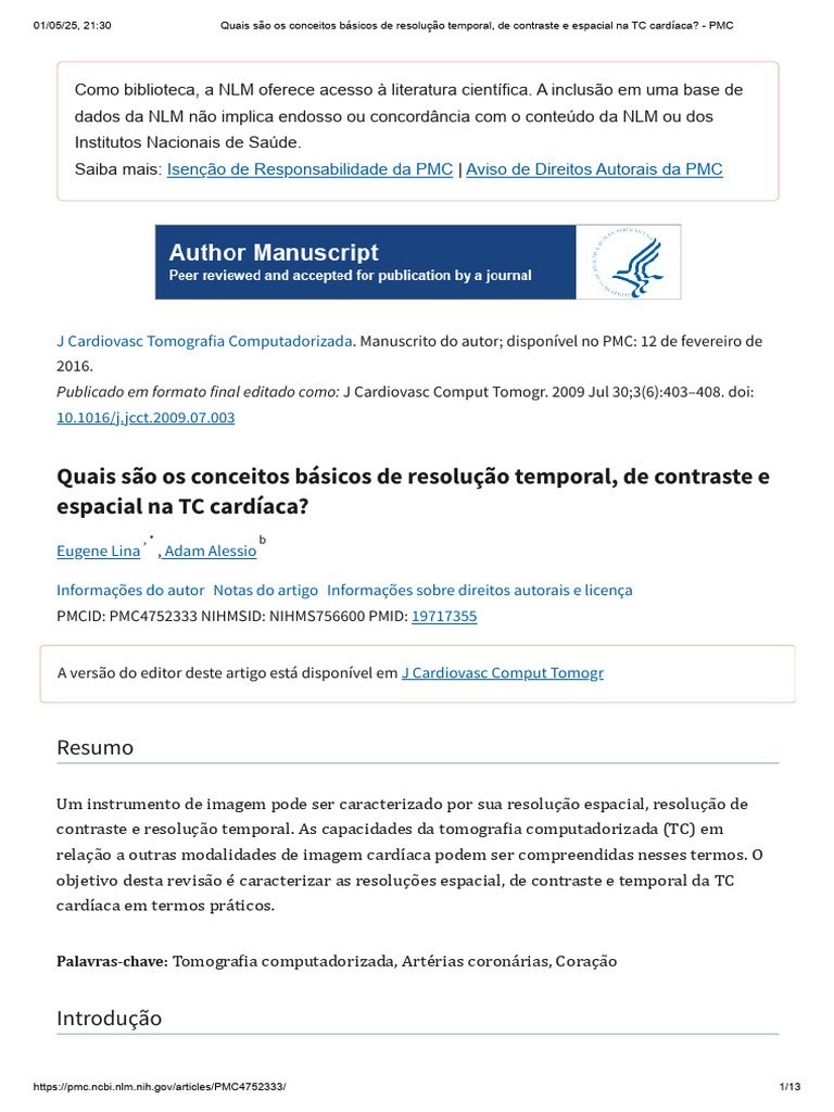Quais São Os Conceitos Básicos de Resolução Temporal, de Contraste e ...
