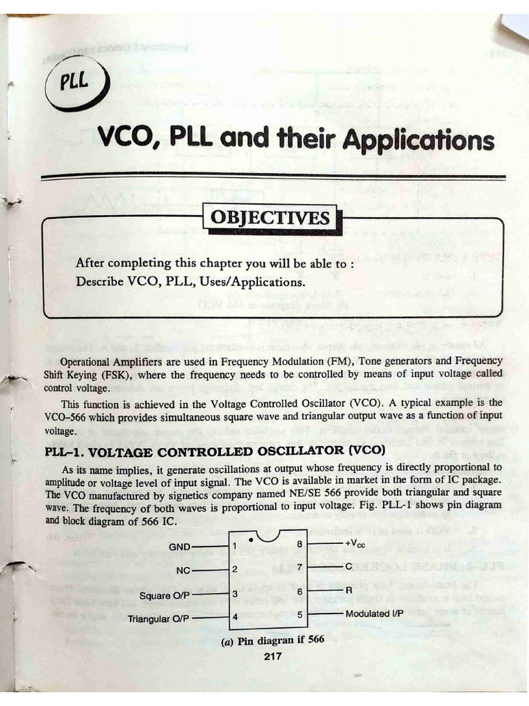 VCO & PLL Notes | PDF