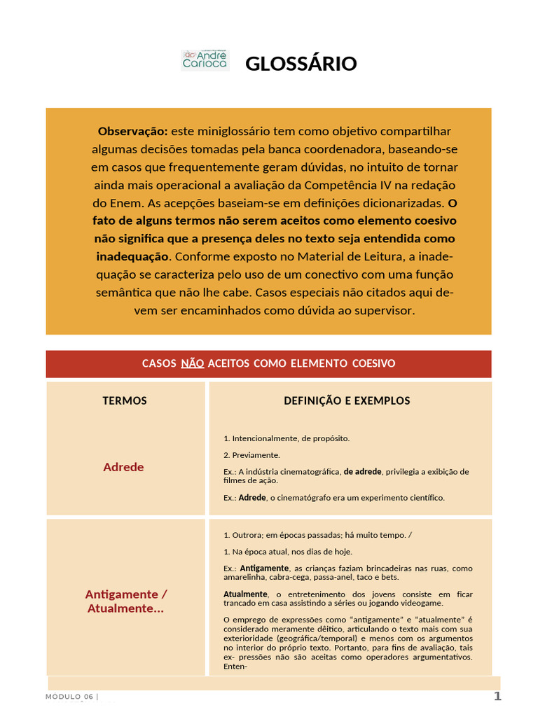 Elementos Coesivos e Adrede Definidos | PDF | Fotografia ...