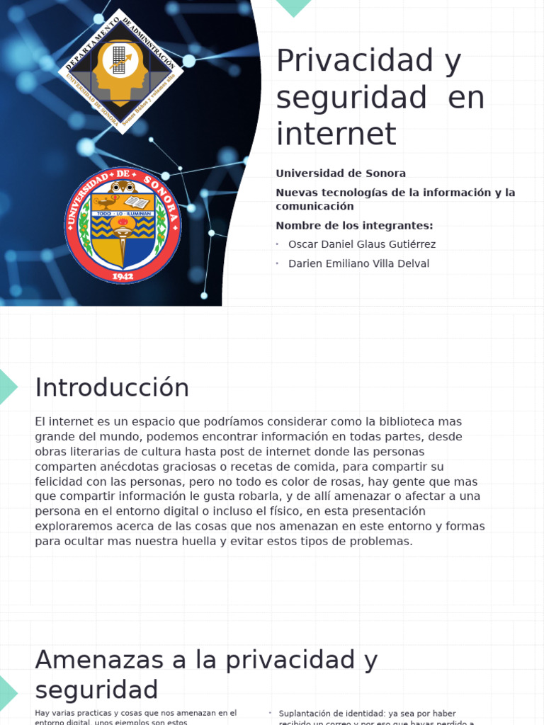 Privacidad y Seguridad en Internet | PDF | Internet | Suplantación de ...