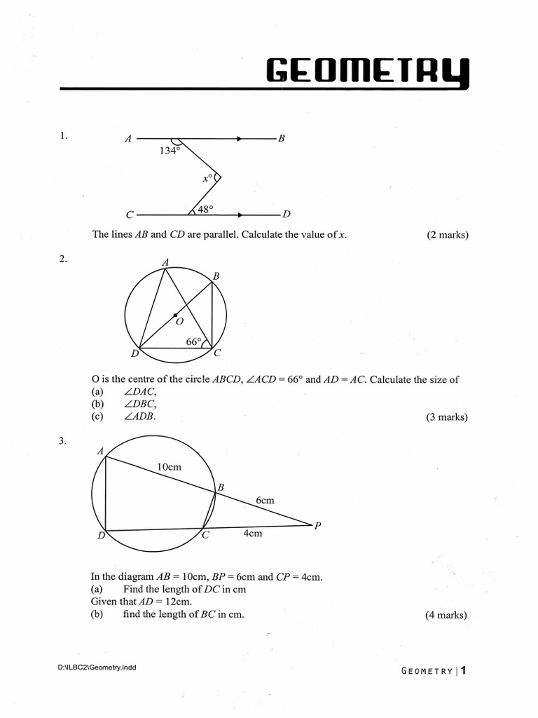 GEOMETRY | PDF