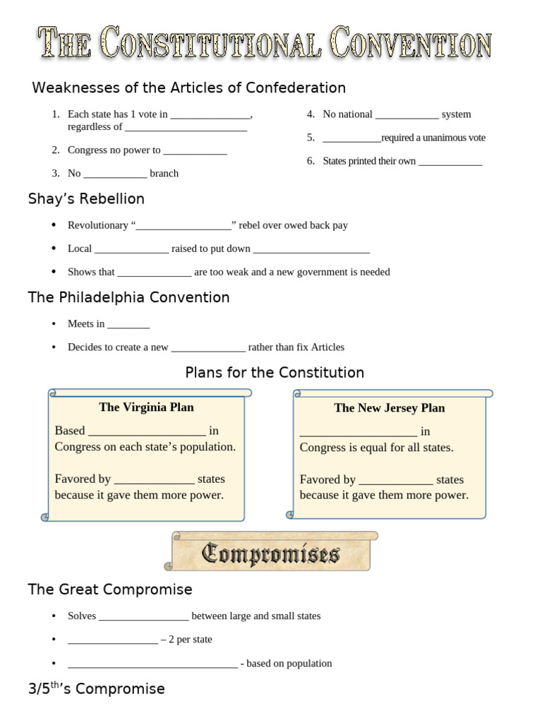 03 Constitutional Convention Notes Page Pdf