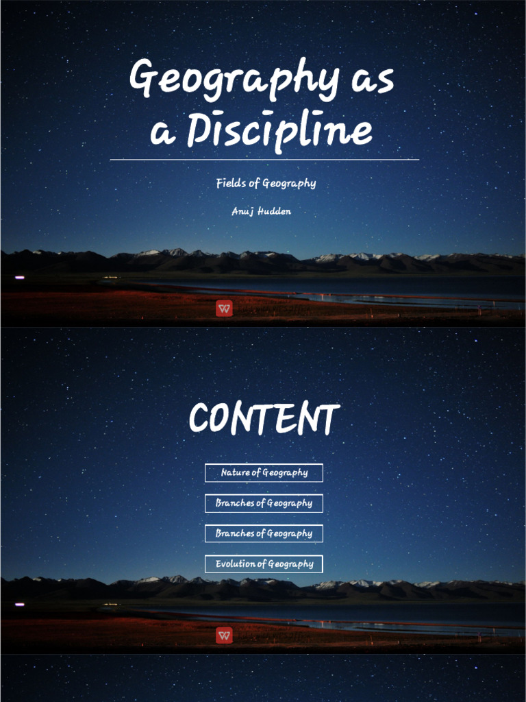 Understanding Geography as a Discipline | PDF | Geography | Earth Sciences