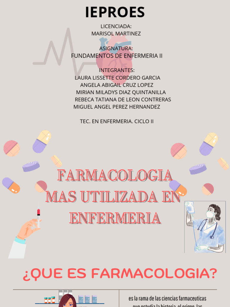 Farmacología en Enfermería: Midazolam y Más | PDF | Penicilina ...