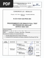Procedimiento Pull Test y Certificación | PDF | Acero | Naturaleza