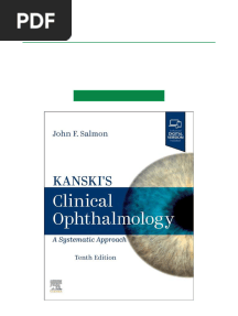 Kanski's Clinical Ophthalmology  A Systematic Approach 10th Edition Academic PDF Download