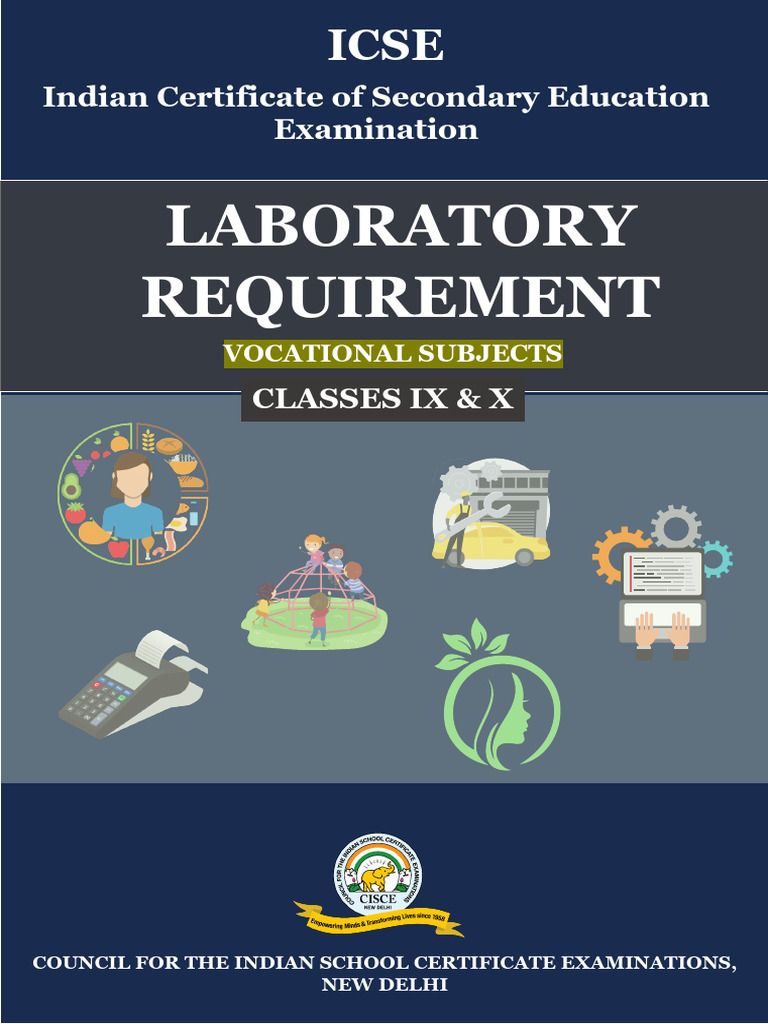 ICSE Vocational Lab Equipment Guidelines | PDF | Kitchen Utensil | Kitchen
