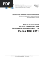 Bases Becas TICs 2011