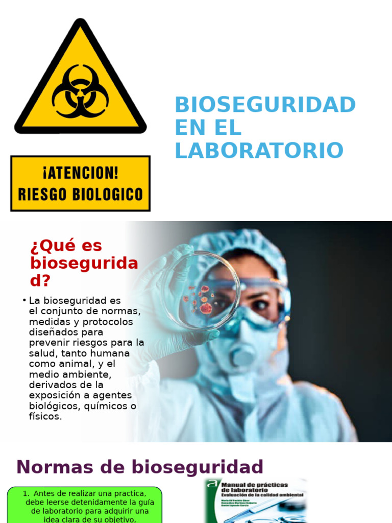 Bioseguridad en El Laboratorio | PDF