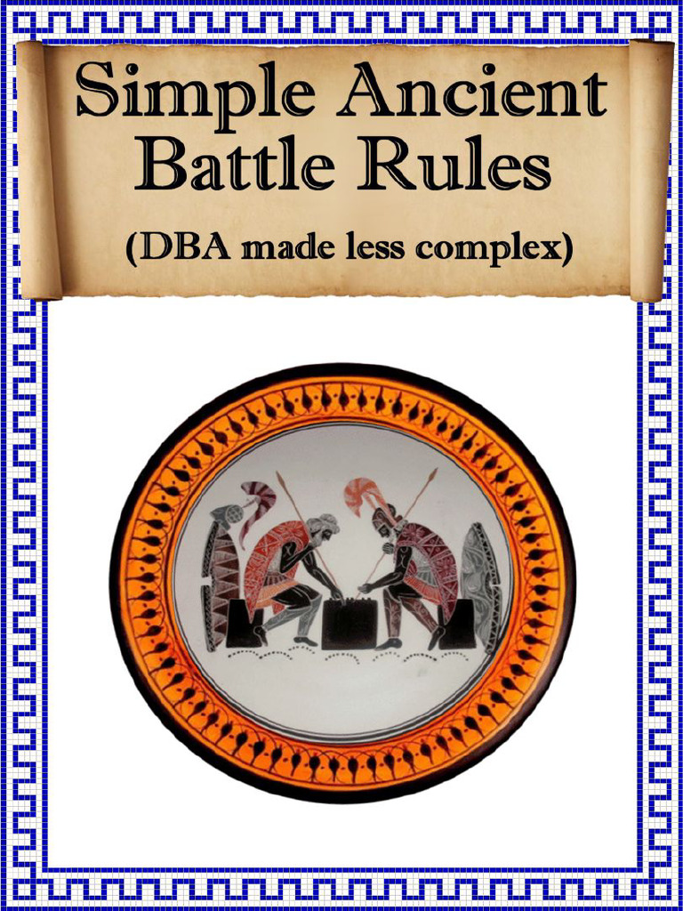 Simple Ancient Battle Rules | PDF | Cavalry | Warfare