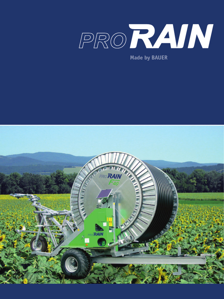 BAUER Automatic Irrigation Cart System | PDF | Irrigation | Mechanical ...