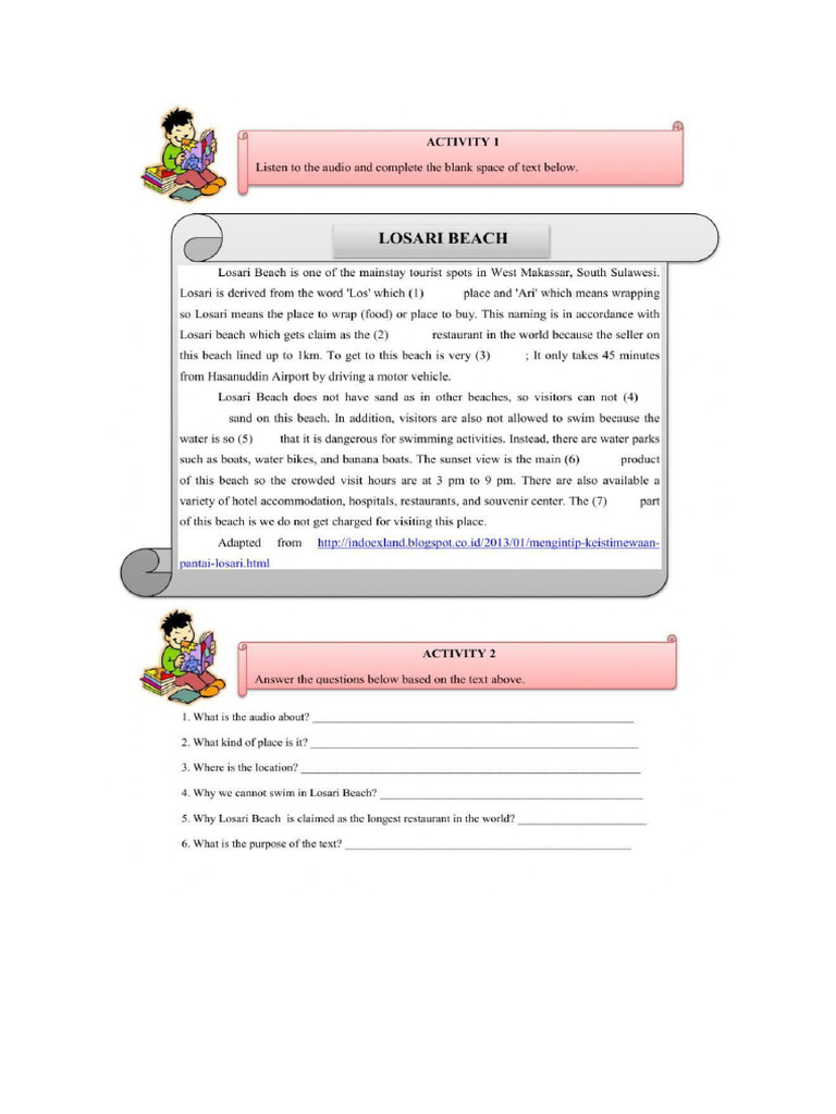 Descriptive Text - Practice | PDF