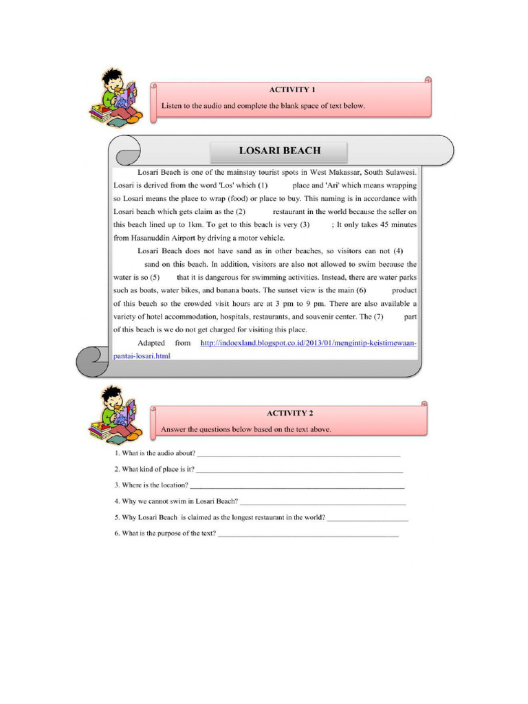 Descriptive Text - Practice | PDF
