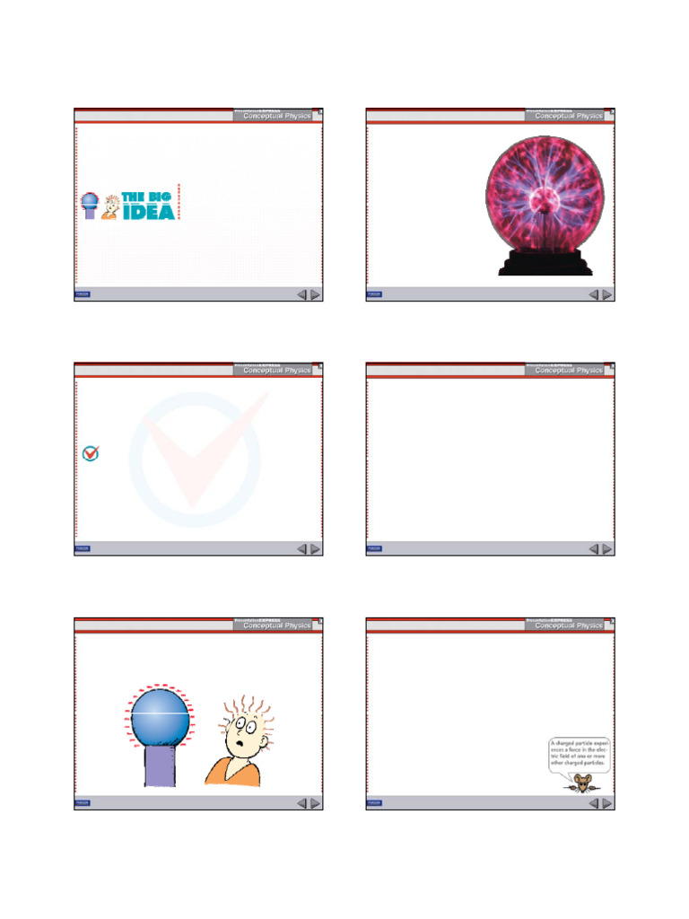 Conceptual Physics Notes On Chapter 33 C Pdf Electric Field