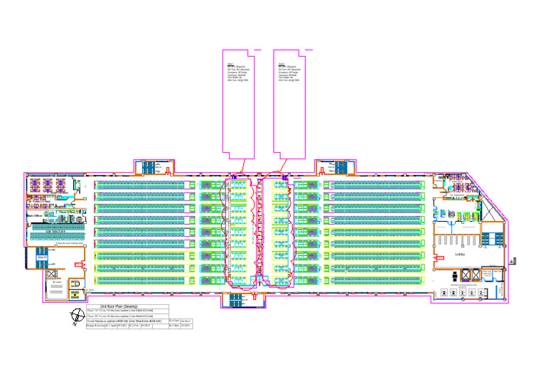 Sewing Floor Loyout (04.09.2024) CAD File-Model | PDF | Portugal ...