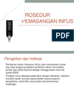 Prosedur Pemasangan Infus