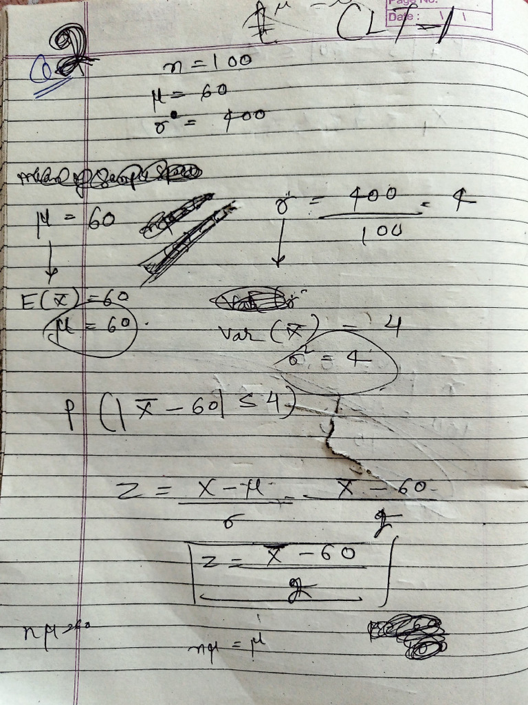 CLT Question Solutions | PDF