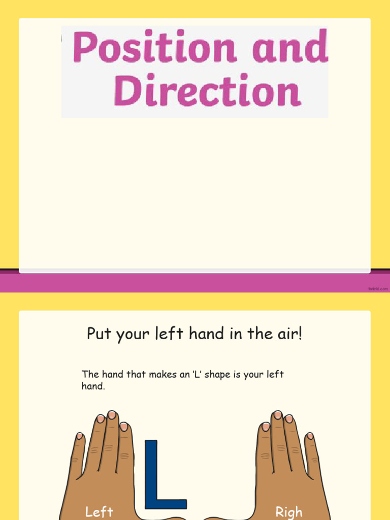 Position and direction | PDF | Space | Navigation