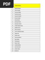 Name List in Word | PDF