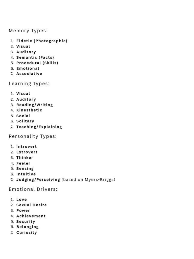 Memory Types | PDF