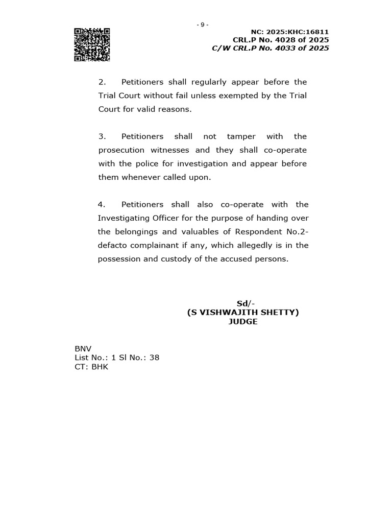 C/W CRL.P No. 4033 of 2025 | PDF