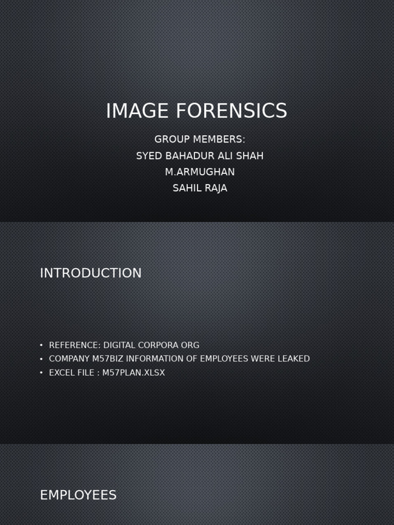 Image Forensics | PDF