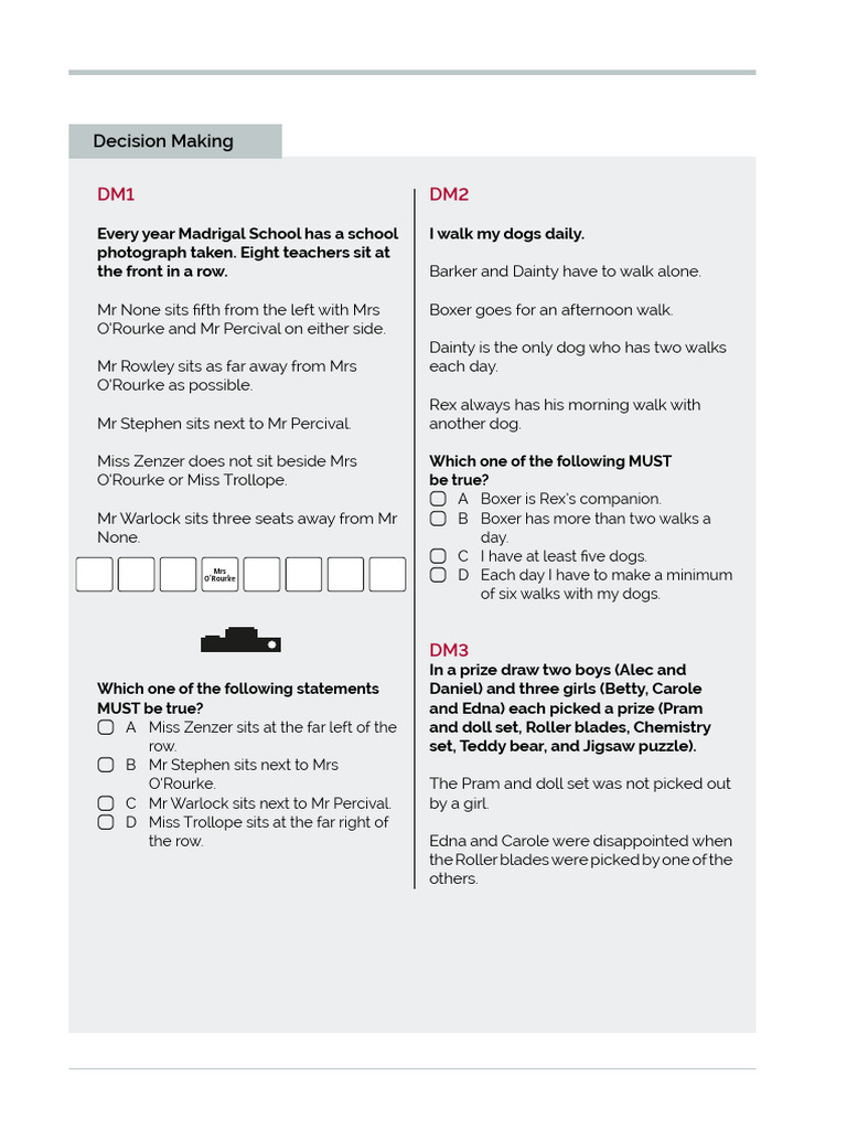 UCAT Practice Questions Overview | PDF | Speed Limit