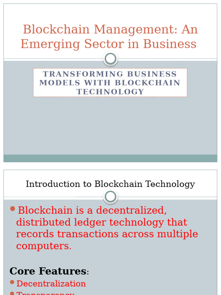 Blockchain Management ppt (BE) | PDF