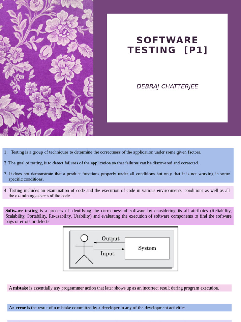Understanding Software Testing Basics | PDF | Software Testing | Formal ...