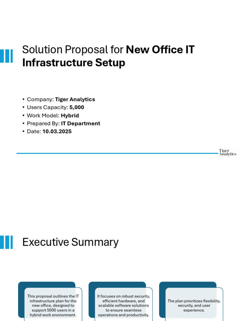 New Office IT Infrastructure Proposal | PDF | Computer Network | Cloud ...