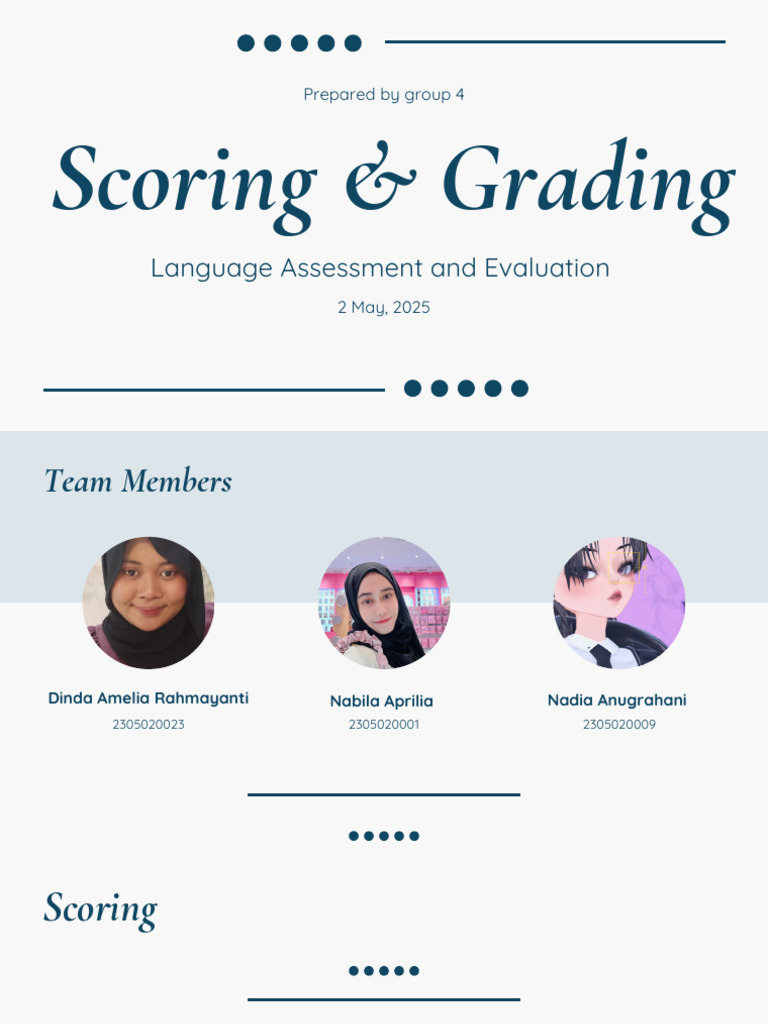 Scoring and Grading in Education | PDF | Educational Assessment | Learning