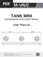 M-VAVE Tank-G Guitar Pedal Manual | PDF | Electromagnetic Interference ...