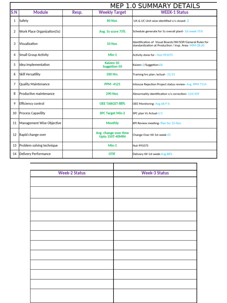 Summary Mep Nov-24 | PDF