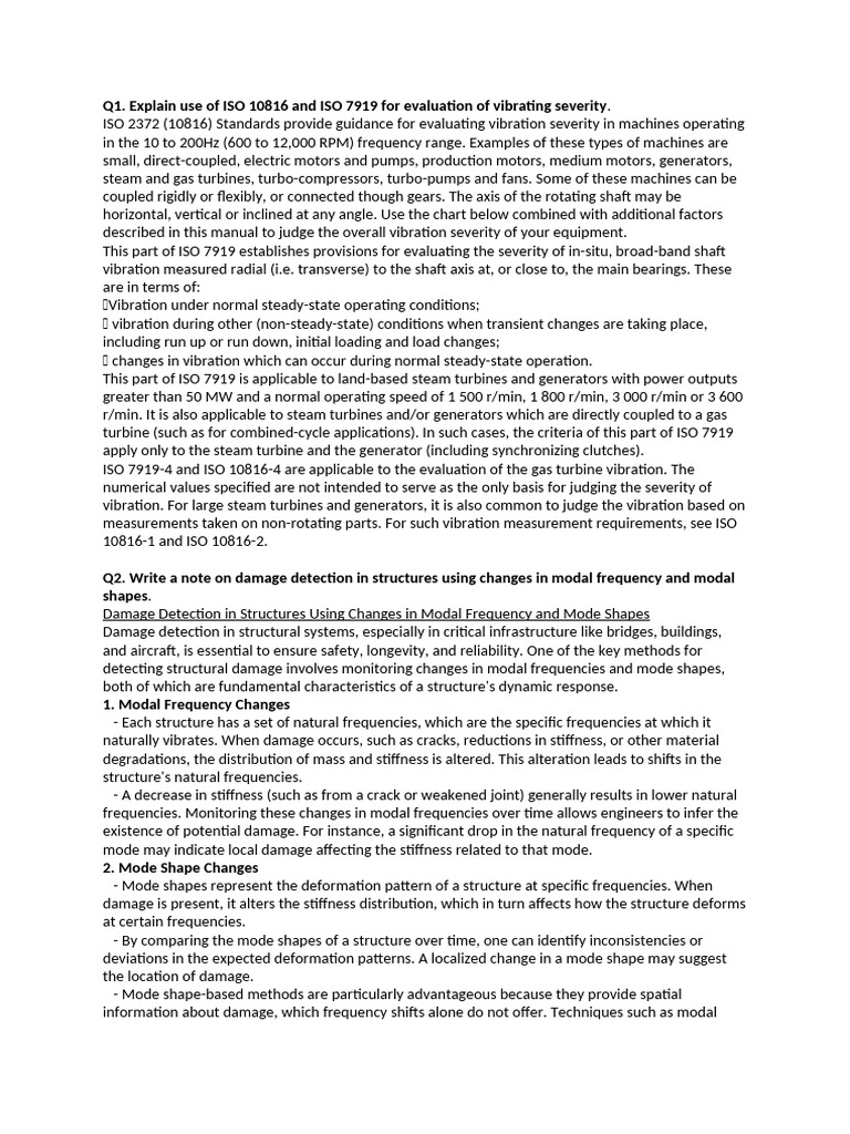 Vibration Severity Evaluation Standards | PDF | Gear | Spectral Density