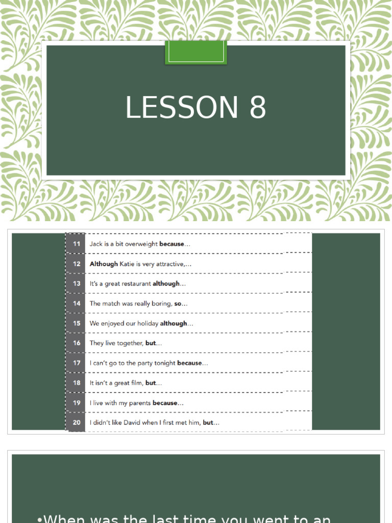Lesson 8 Pdf