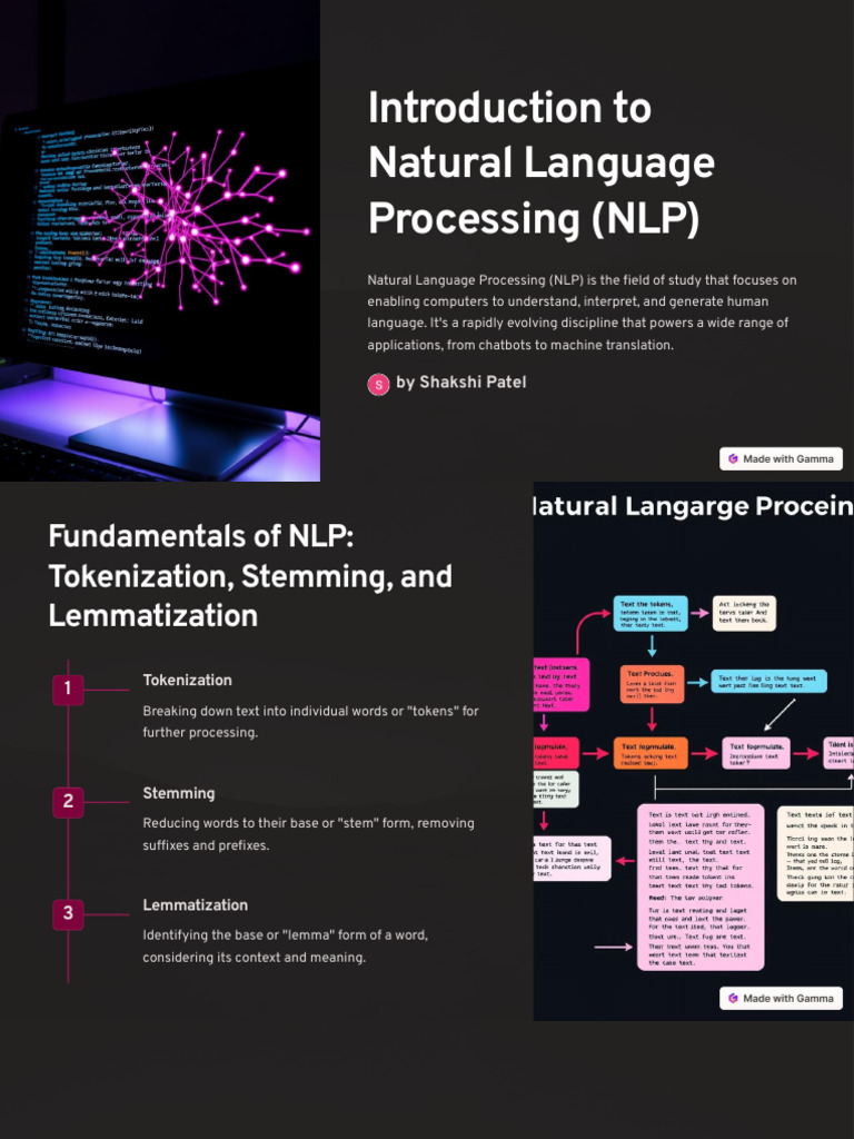 Introduction To Natural Language Processing NLP | PDF | Information ...
