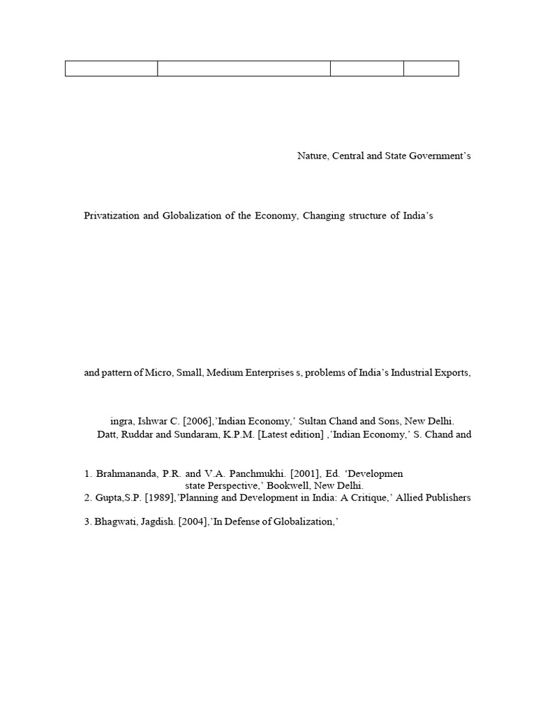 Economic Policy India Syllabus | PDF | Economy Of India | Chinese ...