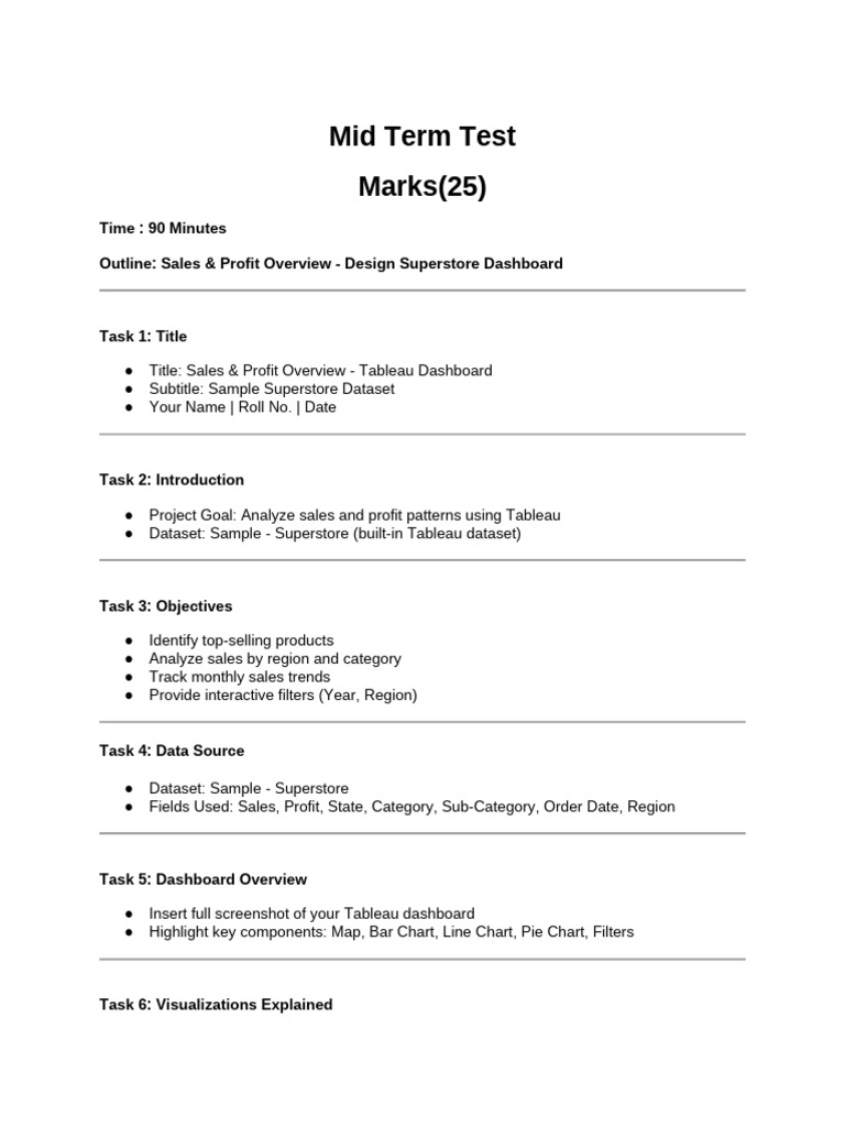 Mid Term Test April 2025 Pdf